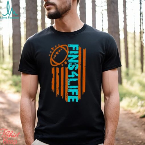Miami Dolphins 4 Fins Life Shirt