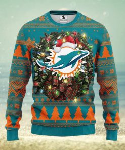 Miami Dolphins Christmas Ugly Sweater