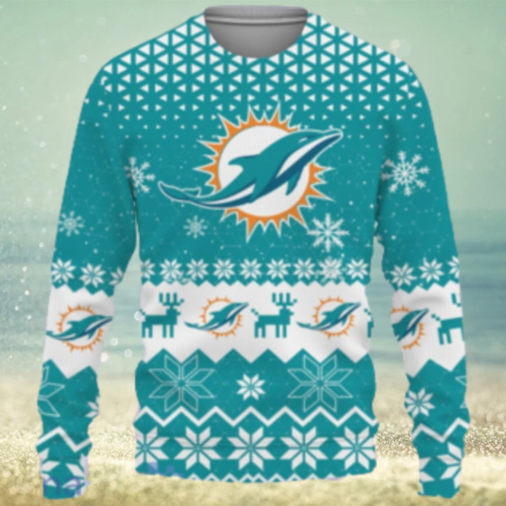 Miami Dolphins Merry Christmas NFL Football Sports T Shirt - Limotees