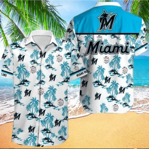 Miami MLB Hawaiian Shirt Summer Vibes hawaiian shirt