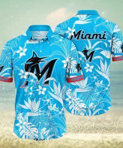 Miami Marlins MLB Flower Full Printing Classic Hawaiian Shirt