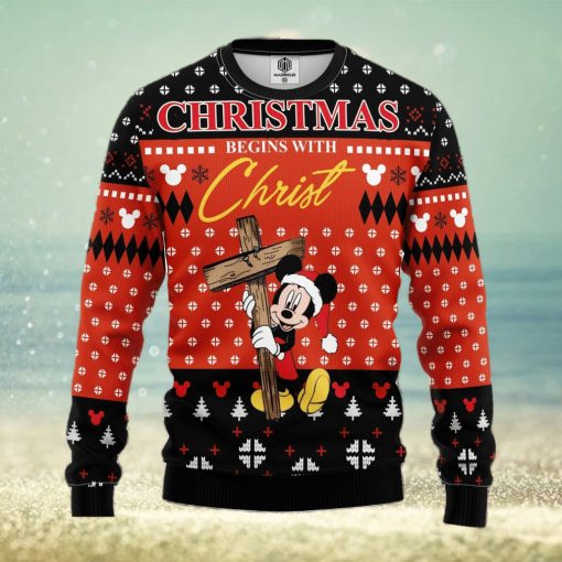 Mice Christ Ugly Christmas Sweater For Men Women