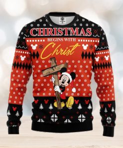 Mice Christ Ugly Christmas Sweater For Men Women