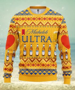 Michelob Ultra Beer Merry Xmas AOP Print Christmas Ugly Sweater For Men Women