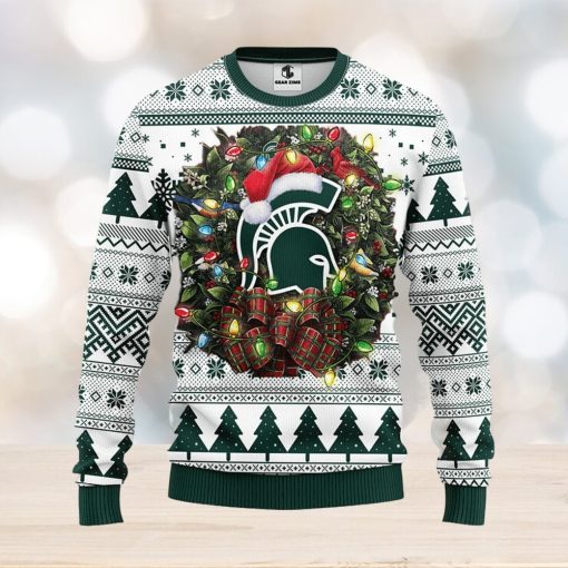 Michigan State Spartans Christmas Ugly Sweater