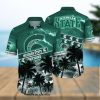 Michigan State Spartans NCAA Floral Full Printing 3D Hawaiian Shirt