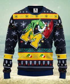 Michigan Wolverines Grinch Christmas Ugly Sweater