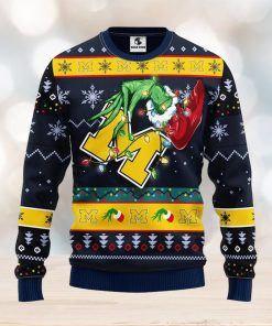 Michigan Wolverines Grinch Christmas Ugly Sweater