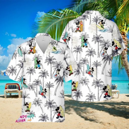 Mickey Mouse Surfing Hawaiian Shirt