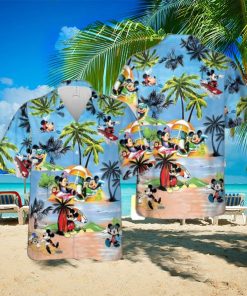 Mickey Mouse Sweet Summer Vacation Hawaiian Shirt Mickey And Friends Family Hawaiian Shirt