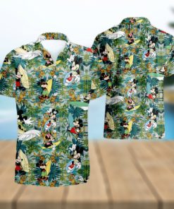 Mickey Surfing Hawaiian Shirt