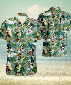 Mickey Surfing Hawaiian Shirt