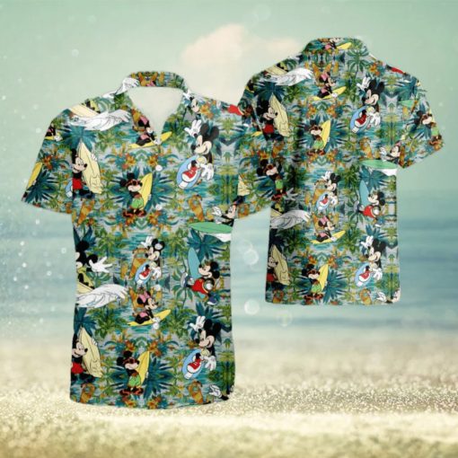 Mickey Surfing Hawaiian Shirt