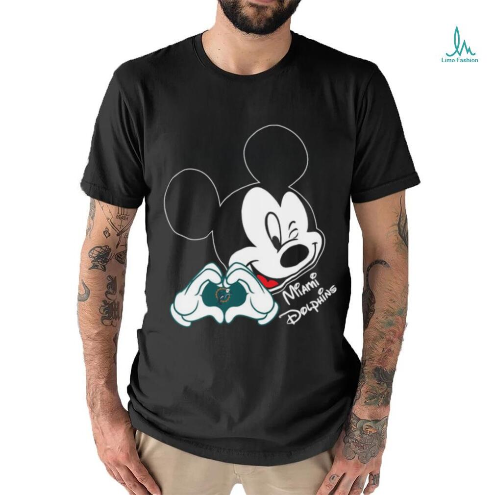 Mickey Mouse Miami Dolphins American Football Team Shirt