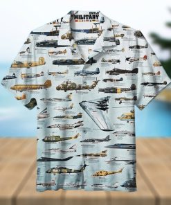 Military Aircraft Evolution Unisex Hawaiian Shirt