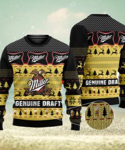 Miller Genuine Draft Ugly Miller Beer Ugly Gift Christmas 3D Sweater For Men And Women