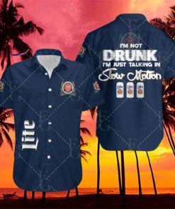 Miller Lite Im Not Drunk Hawaiian Shirt