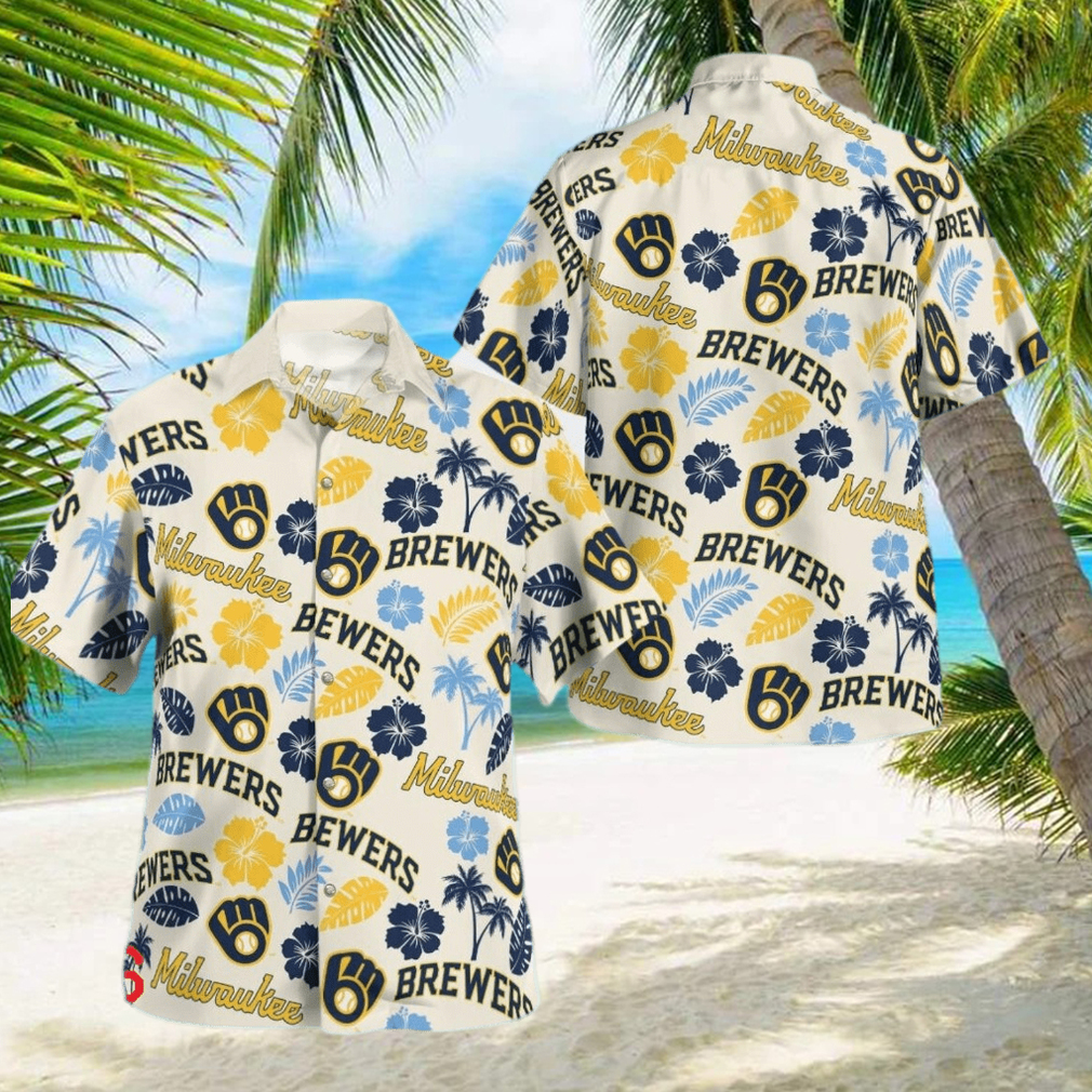 Milwaukee Brewers Hawaiian Shirt And Shorts Inspired By Brewers Hawaiian  Shirt - Limotees