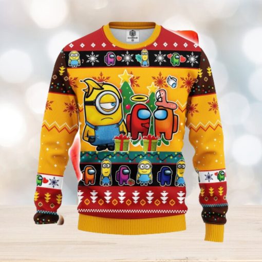 Minion Among Us Funny Ugly Christmas Sweater Amazing Gift Men And Women Christmas Gift