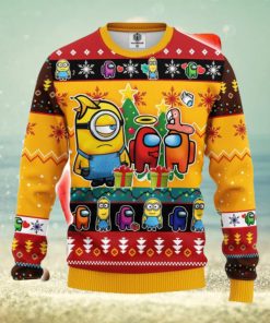 Minion Among Us Funny Ugly Christmas Sweater Amazing Gift Men And Women Christmas Gift