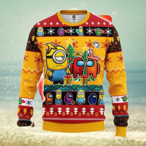 Minion Among Us Funny Ugly Christmas Sweater Amazing Gift Men And Women Christmas Gift