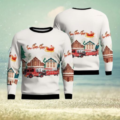 Minneapolis Fire Department Aop Christmas Ugly Sweater 3D