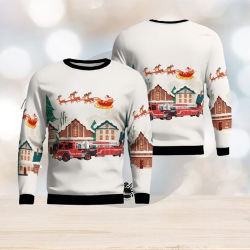 Minneapolis Fire Department Aop Christmas Ugly Sweater 3D