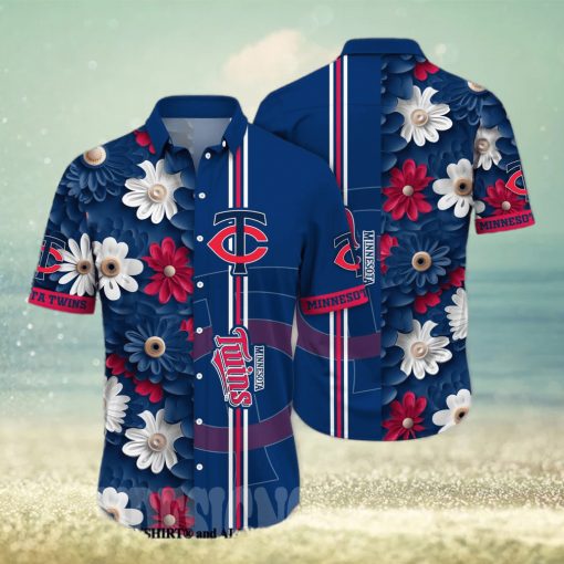 Minnesota Twins MLB Floral All Over Printed Classic Hawaiian Shirt