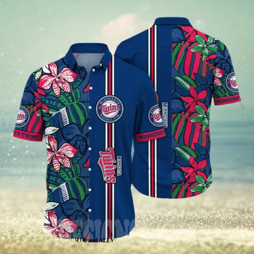 Minnesota Twins MLB Floral Full Printing Hawaiian Shirt