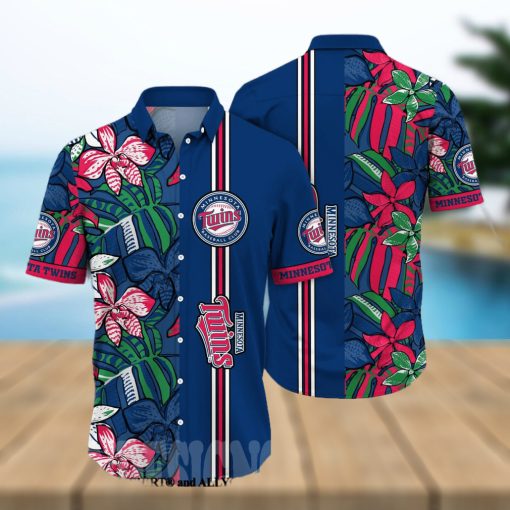 Minnesota Twins MLB Floral Full Printing Hawaiian Shirt