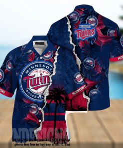 Minnesota Twins MLB Floral Tropical All Over Printed Classic Hawaiian Shirt