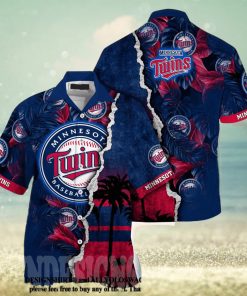 Minnesota Twins MLB Floral Tropical All Over Printed Classic Hawaiian Shirt