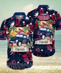 Minnesota Twins MLB Flower 3D Hawaiian Shirt