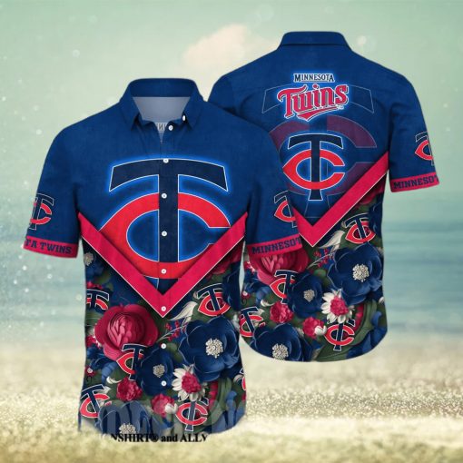 Minnesota Twins MLB Flower All Over Print Classic Hawaiian Shirt