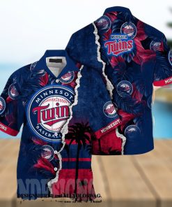 Minnesota Twins MLB Flower Full Print Hawaiian Shirt