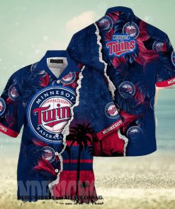 Minnesota Twins MLB Flower Full Print Hawaiian Shirt