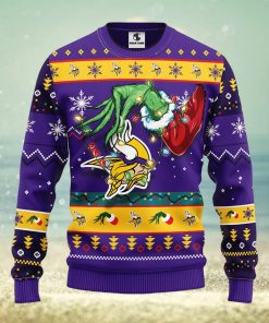 Minnesota Vikings Grinch Christmas Ugly Sweater