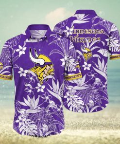 Minnesota Vikings NFL Floral Full Print Unisex Hawaiian Shirt