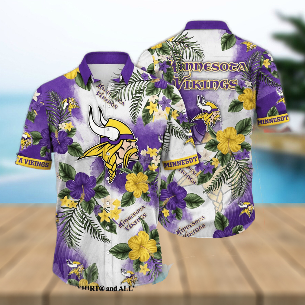 Nfl Minnesota Vikings Summer Pattern Hawaiian Shirt And Short - The Clothes  You'll Ever Need