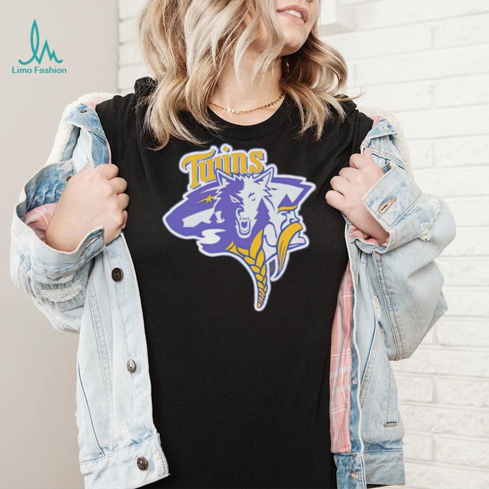 Minnesota Vikings Wild Twins Timberwolves logo shirt - Limotees