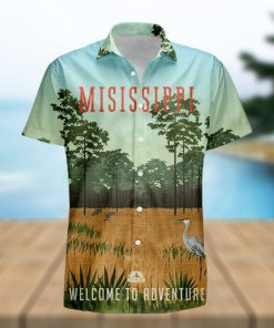 Mississippi Retro Style Travel Summer 3D Hawaiian Shirt Gift For Men And Women Fans