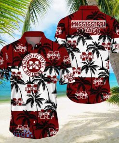 Mississippi State Bulldogs All Over Print Logo And Coconut Trending Summer Gift Aloha Hawaiian Shirt