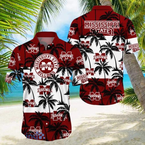 Mississippi State Bulldogs All Over Print Logo And Coconut Trending Summer Gift Aloha Hawaiian Shirt