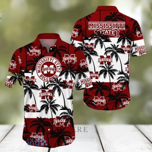 Mississippi State Bulldogs All Over Print Logo And Coconut Trending Summer Gift Aloha Hawaiian Shirt