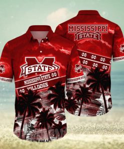 Mississippi State Bulldogs NCAA Floral Full Printed Hawaiian Shirt