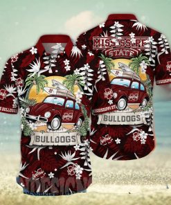 Mississippi State Bulldogs NCAA Floral Full Printed Unisex Hawaiian Shirt