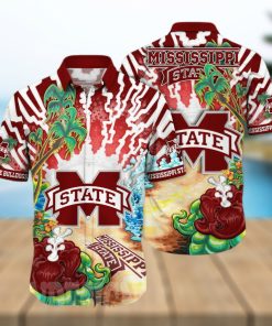 Mississippi State Bulldogs NCAA Floral Unisex All Over Print Hawaiian Shirt