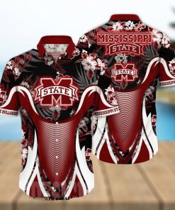 Mississippi State Bulldogs NCAA Floral Unisex Full Printing Hawaiian Shirt