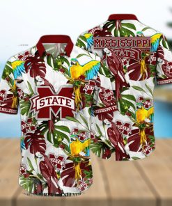 Mississippi State Bulldogs NCAA Flower All Over Print Unisex Hawaiian Shirt