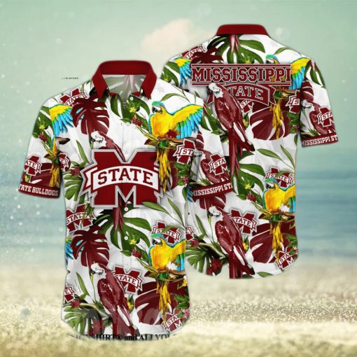 Mississippi State Bulldogs NCAA Flower All Over Print Unisex Hawaiian Shirt